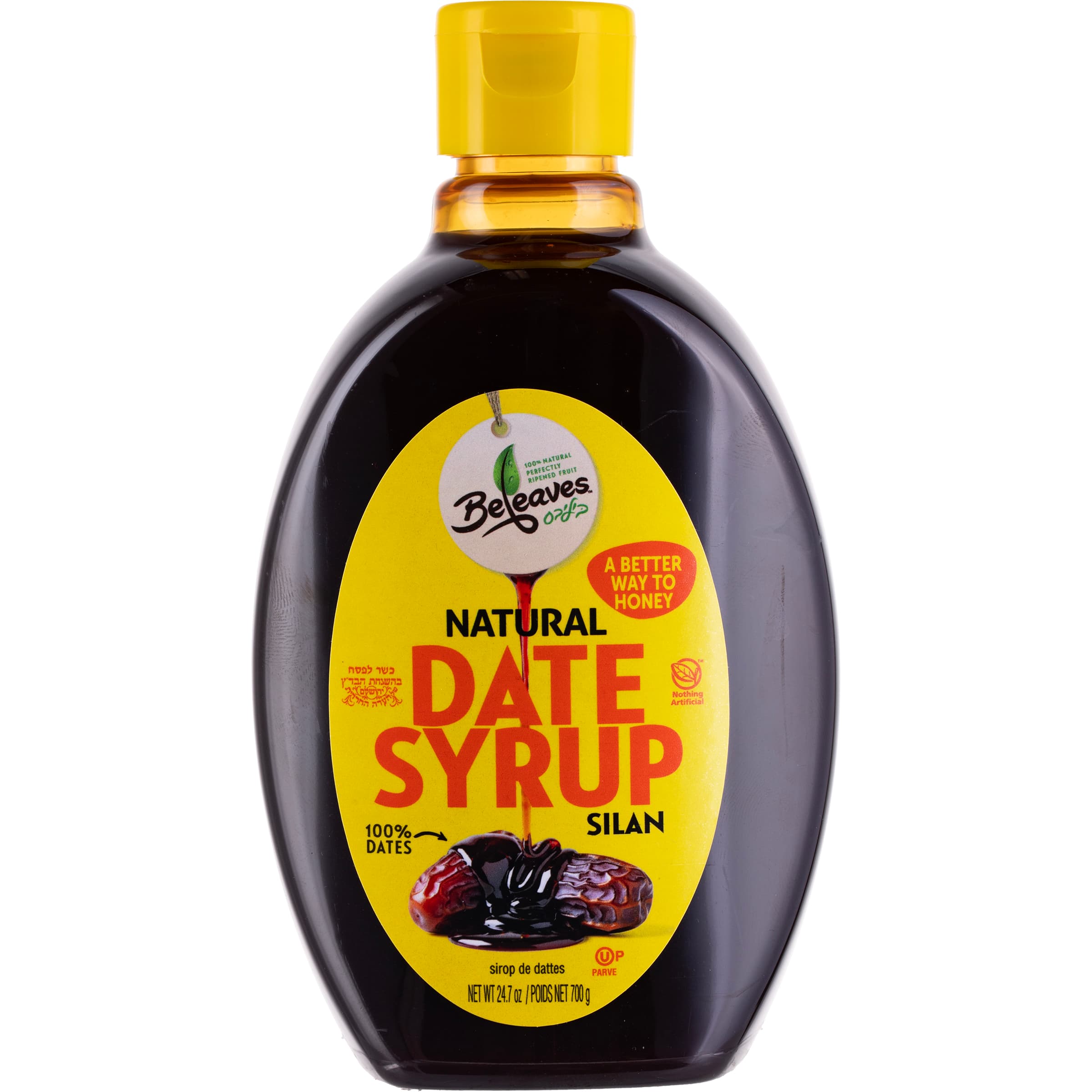 Original Date Syrup with serving ideas and fresh ingredients