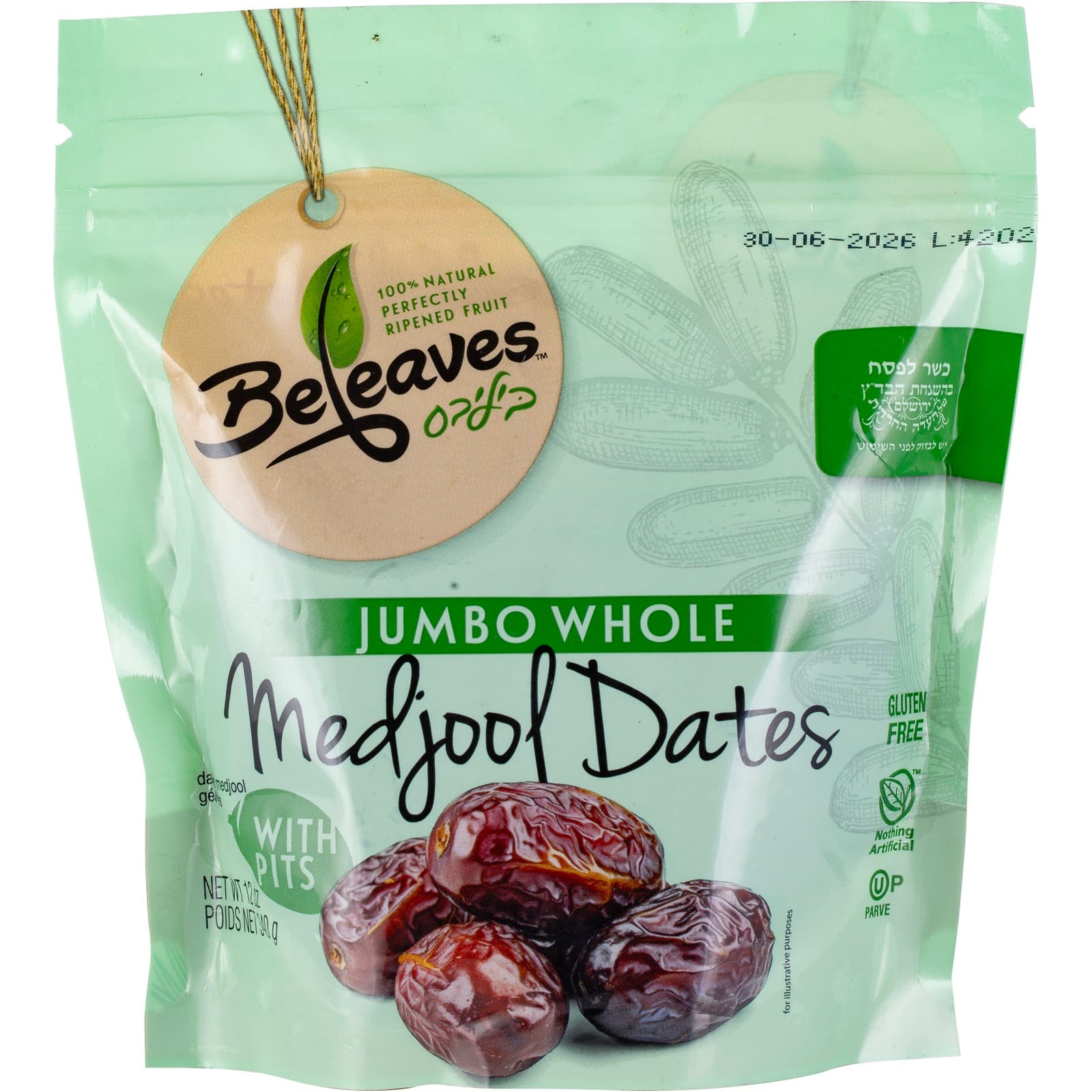Medjool Whole Jumbo Dates with serving ideas and fresh ingredients