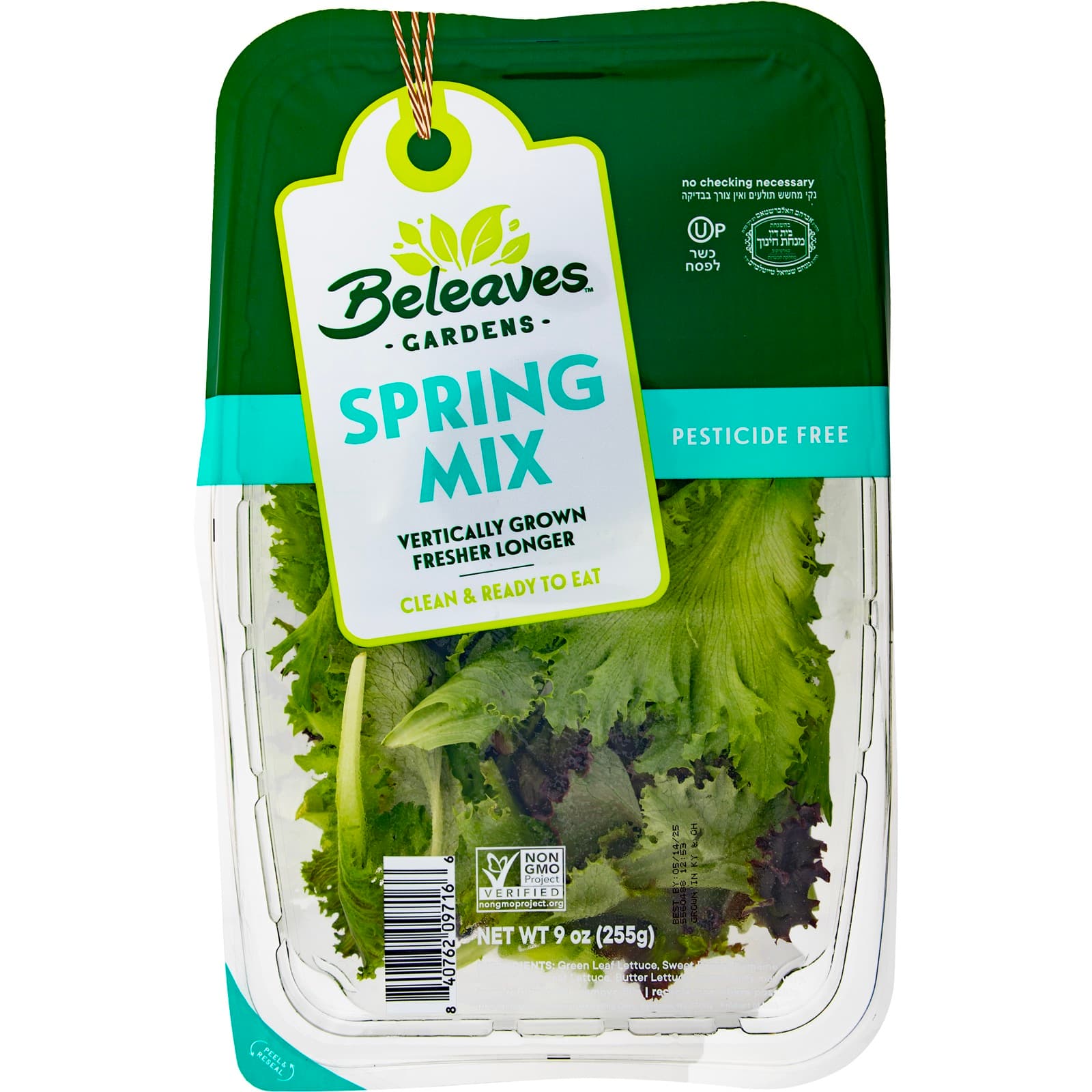 Spring Mix with serving ideas and fresh ingredients