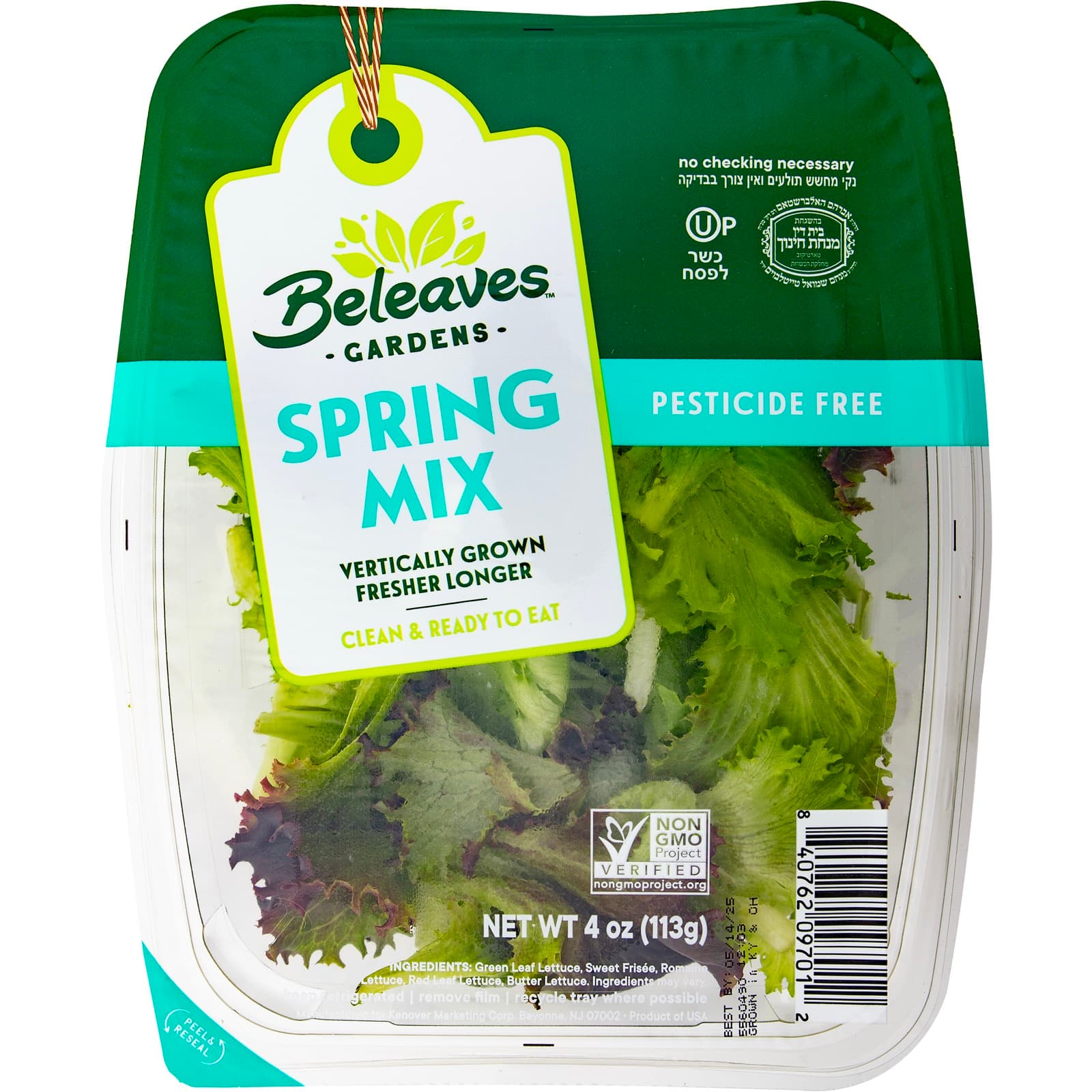 Spring Mix with serving ideas and fresh ingredients