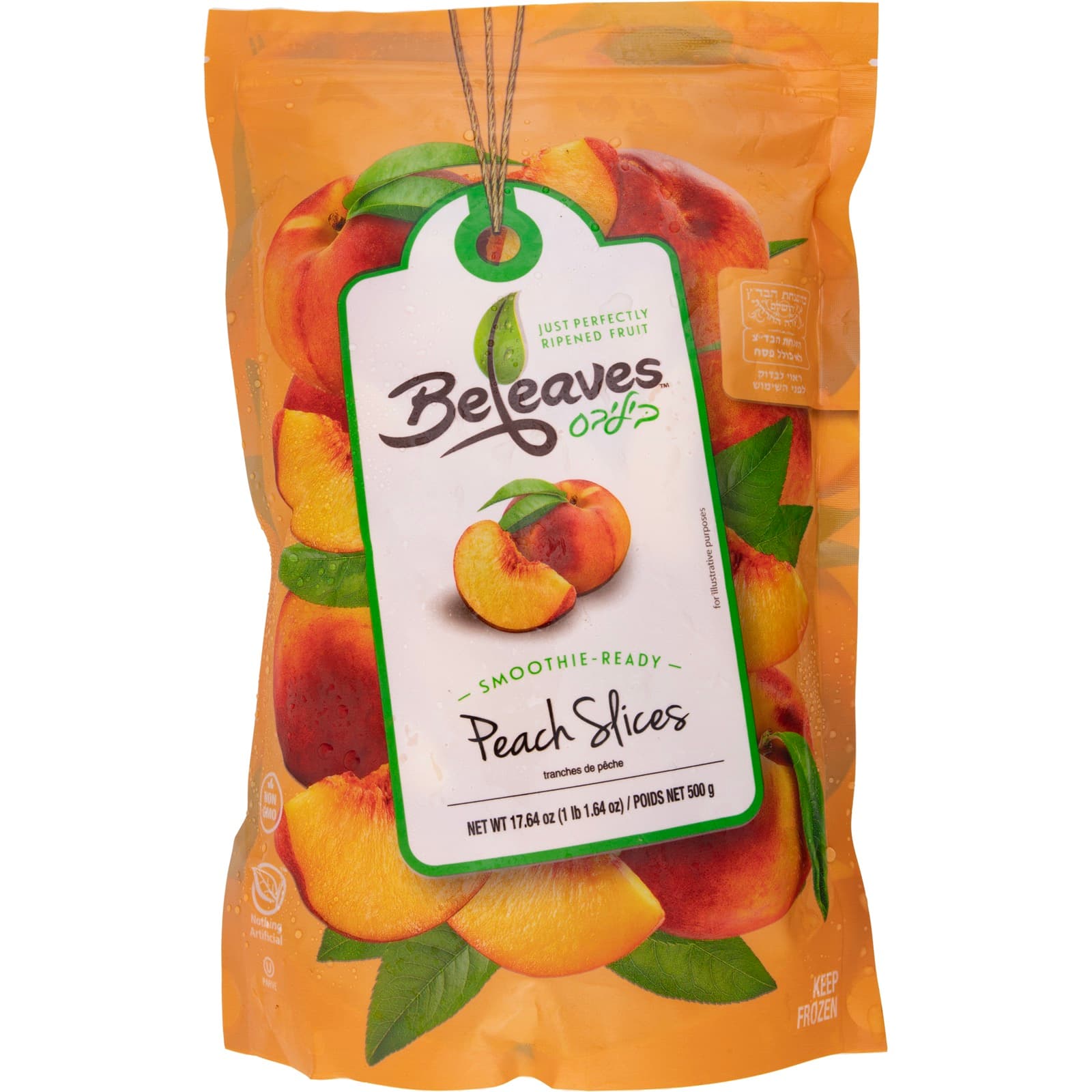 Peach Slices with serving ideas and fresh ingredients